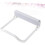2pcs Grey Wall Mounted Basin Rack Foldable Water Bottle Holder SpaceSaving NoDrill Storage 4