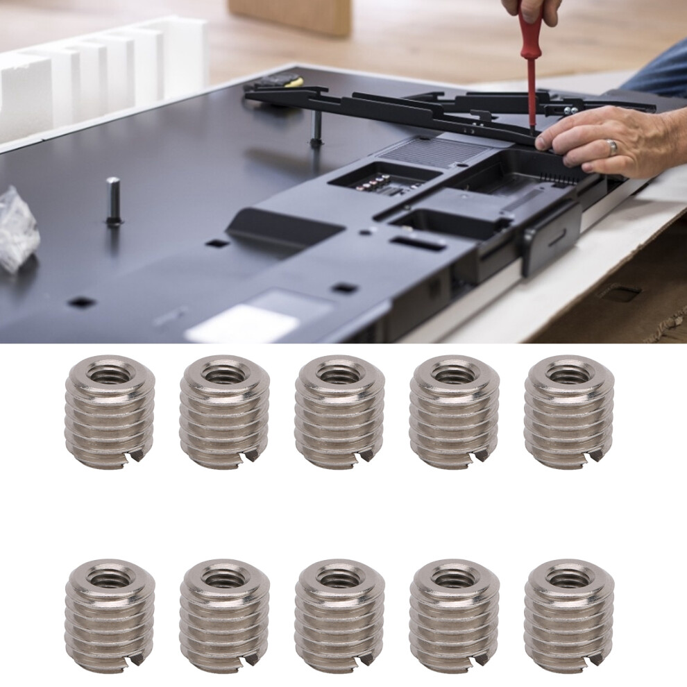 Premium Stainless Steel 10Pcs Threaded Insert Repair Tools M5x0.8 M10x1.5 3331379130560