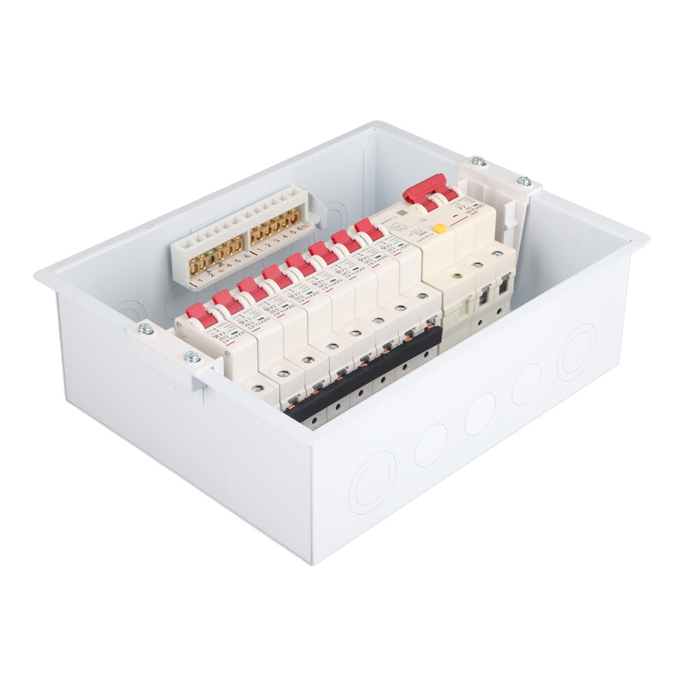 Indoor Concealed Lighting Distribution Box 8 Way 63A 230/400V 8741379130647