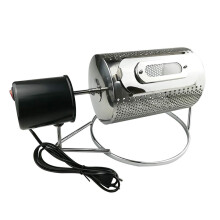 Electric Coffee Roasting Machine, Coffee Beans Grains Nuts Roaster, Stainless Steel Coffee Beans Roller Baking Machine 100250G (C)