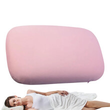 Camping Pillow Ergonomic Headrest Soft Foldable Cooling Memory Foam Pillow for Travel, Camping, Hotel, Flight, Home, Outdoors Pink Ref: 7313