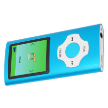 lettore MP3 da 1,8 pollici blu cielo con radio FM e funzione di registrazione