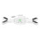 White Notebook Cooler with 14cm Luminous Fan Foldable Stand USB DRS08 4