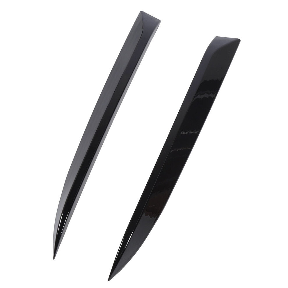 Glossy Rear Window Side Wing Spoiler Fit For X6 E71 E72 2008-2014 Black 4351383356885