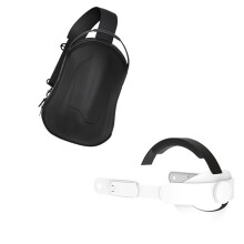 For Meta Quest 3s VR Travel Kit Adjustable  Portable Carrying Travel Case Hard Storage Box for Quest 3s
