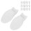 Διορθωτής Hallux Valgus, 10 ζεύγη μη τοξικού SEBS Gel Pad με επένδυση, για ανακούφιση από το 4