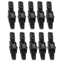 10Pcs Replacement Retractable Buckle Skating Skiing Sports Shoe Strap Sliding Buckle Helmet Cap Car Quick Release Buckle