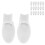 Διορθωτής Hallux Valgus, 10 ζεύγη μη τοξικού SEBS Gel Pad με επένδυση, για ανακούφιση από το 5