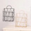 File Organizer Wall Mount Decorative Organizer Vertical Wire Shelf Display Holder Stylish Space Saving File Storage B 6