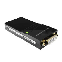 Adattatore Video Compatibile con USB A /DVI/VGA (Displaylink IC) ADATTATORE USB 2.0 DVI/VGA per OS, Windows 11/10