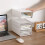 Transparent Desktop Storage Box Drawer Type Office File Storage Box Bedroom Study Stack Combination Portable Storage Box 2
