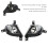 Front Fog Light Assembly Pair for 3 Series E90 E91 2009-2011 9