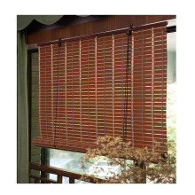 Bamboo Wooden Roll Up Blinds 80x160cm, Outdoor Sun Shade Privacy Drape, Light Filtering UV Protection Blinds