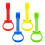 Baby Pull Up, 4 Pieces Cartoon Grasping Handles, Odorless Exercise Training Tool 1