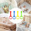 Baby Pull Up, 4 Pieces Cartoon Grasping Handles, Odorless Exercise Training Tool 2