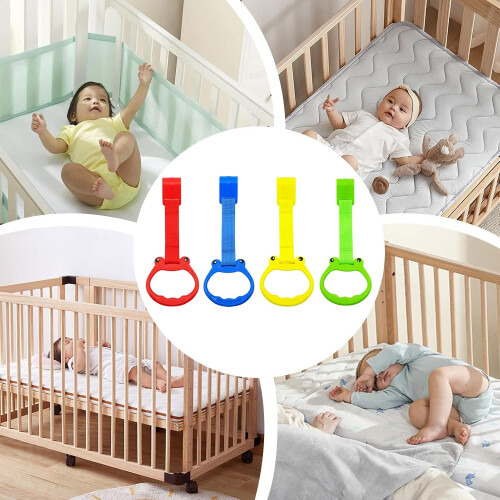 Baby Pull Up, 4 Pieces Cartoon Grasping Handles, Odorless Exercise Training Tool 1