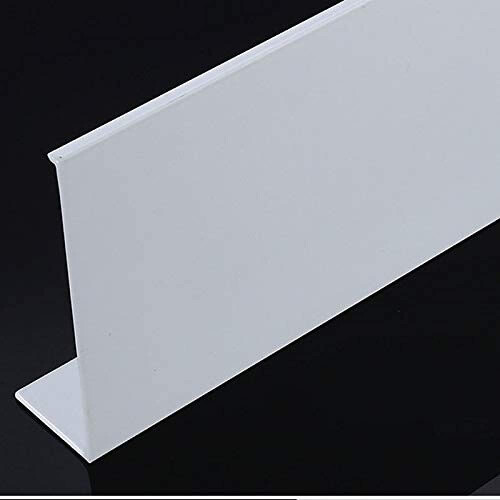 White Floating Bathroom Wall Shelf Rectangular Aluminum, 60cm, WallMounted, For Kitchen, Living Room, Hallway 2