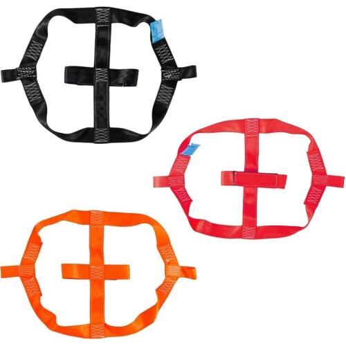 Tie Down Straps For Motorcycle Rear Wheel Lashing Solution   Strength Polyester, Orange 2