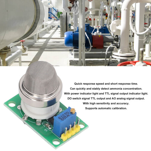Ammonia Sensor Module 5-500ppm TTL Digital Analog Output 2