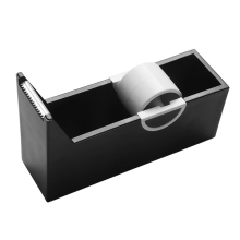 Dévidoir de ruban adhésif de bureau, porte-stylo intégré, base lestée antidérapante pour une stabilité optimale, coupe nette et précise.