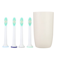 Brush Head Replacements for Electric Toothbrushes Waterpik Compatible Flossing Integrated Soft High-Low Bristles Compact Size Removes Plaque Deep Cle