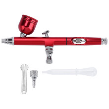 Sistem compact de aerograf pentru proiecte creative, aerograf cu alimentare gravitațională, aplicații versatile, kit de machiaj cu aerograf cu