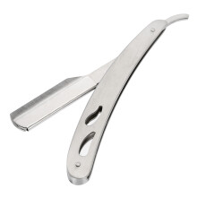 Ergonomisch designter Rasierer für Herren, klappbarer Rasierer aus Edelstahl mit gerader Klinge, vielseitiger Präzision und hochwertigem
