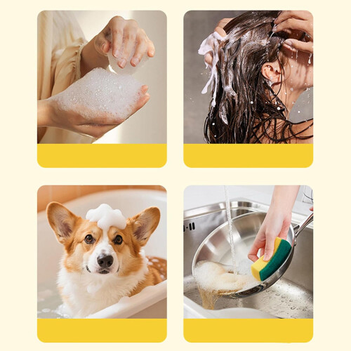 Dog Shampoo Dispenser with OneButton Foam Control, USB Rechargeable Automatic Pet Bath Foamer 2