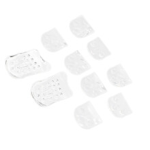 Branțuri reglabile pentru corectarea pronației cu inserții de tip pană pentru călcâi pentru alinierea piciorului, suport ergonomic pentru