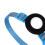 Reflective Nylon Cat Collar with GPS Tracker & Bell, Blue 3