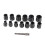 14-Piece Alloy Steel Nut & Bolt Extractor Set with Socket Adapter 1