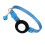 Reflective Nylon Cat Collar with GPS Tracker & Bell, Blue 4