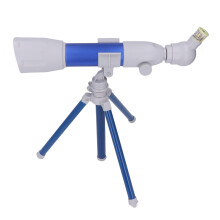 Kinder A18 Blaues Teleskop, 3-fache Vergrößerung, HD-Ansicht, 46x43cm