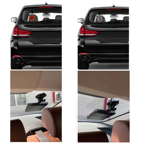 Programmable WiFi LED Car Sign 185x185x22mm 32x32 Resolution 2