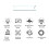 Programmable WiFi LED Car Sign 185x185x22mm 32x32 Resolution 4