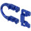 Aluminium Alloy Blue D Loop Ring for Compound Bow Release 5g 10