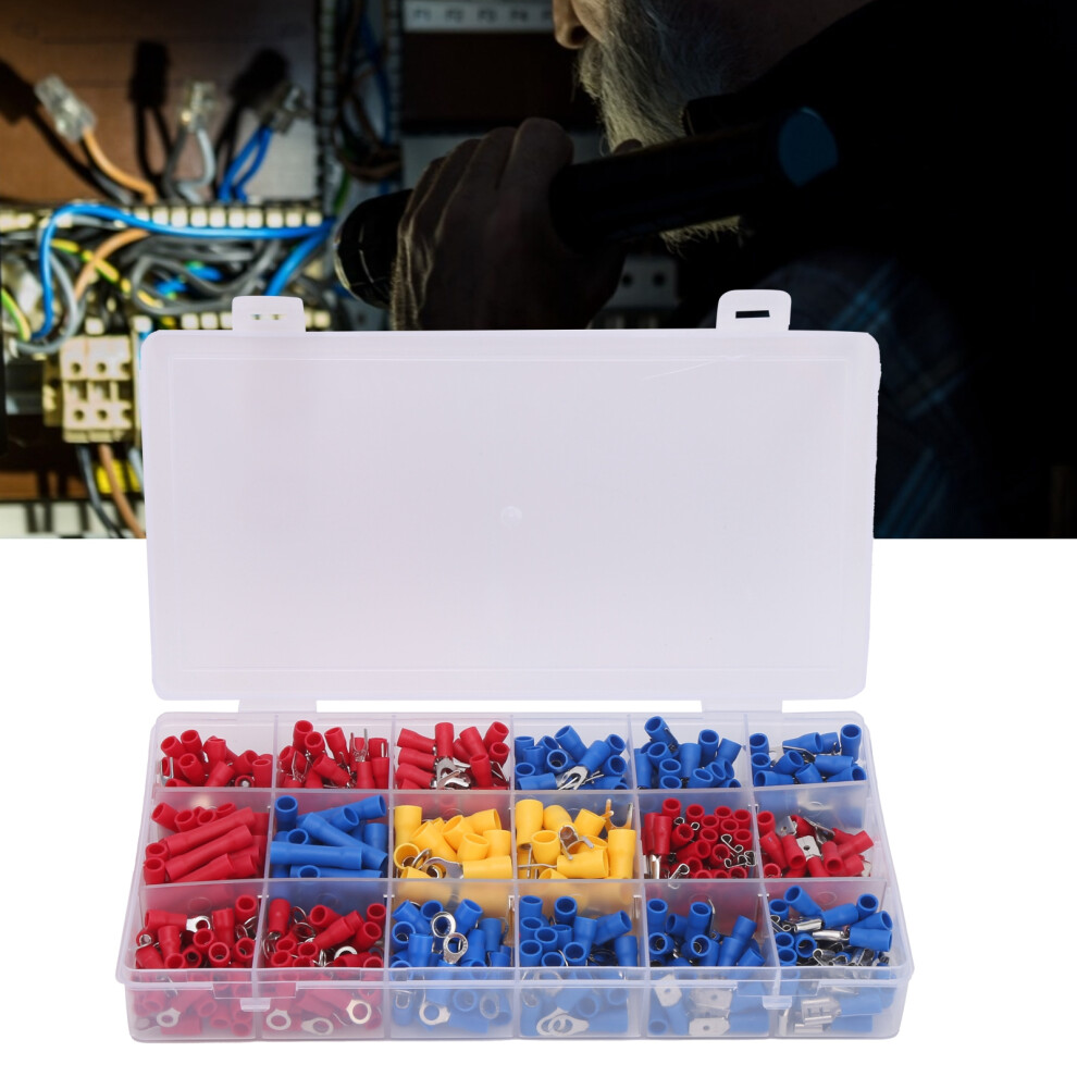 Wire Connector Kit 520Pcs Cold Pressed Terminals Electrical Industrial Supplies 4631379140989