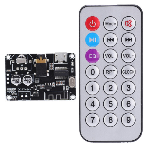 Bluetooth Audio Receiver Board Stereo Power Amplifier Module with Remote 1