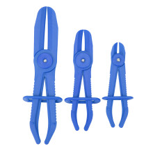Line Clamps for Flexible Hoses, Hose Pinch Off Pliers Set with Built-in Locking Mechanism, Anti-Slipping Handle High Visibility Plastic Tool for