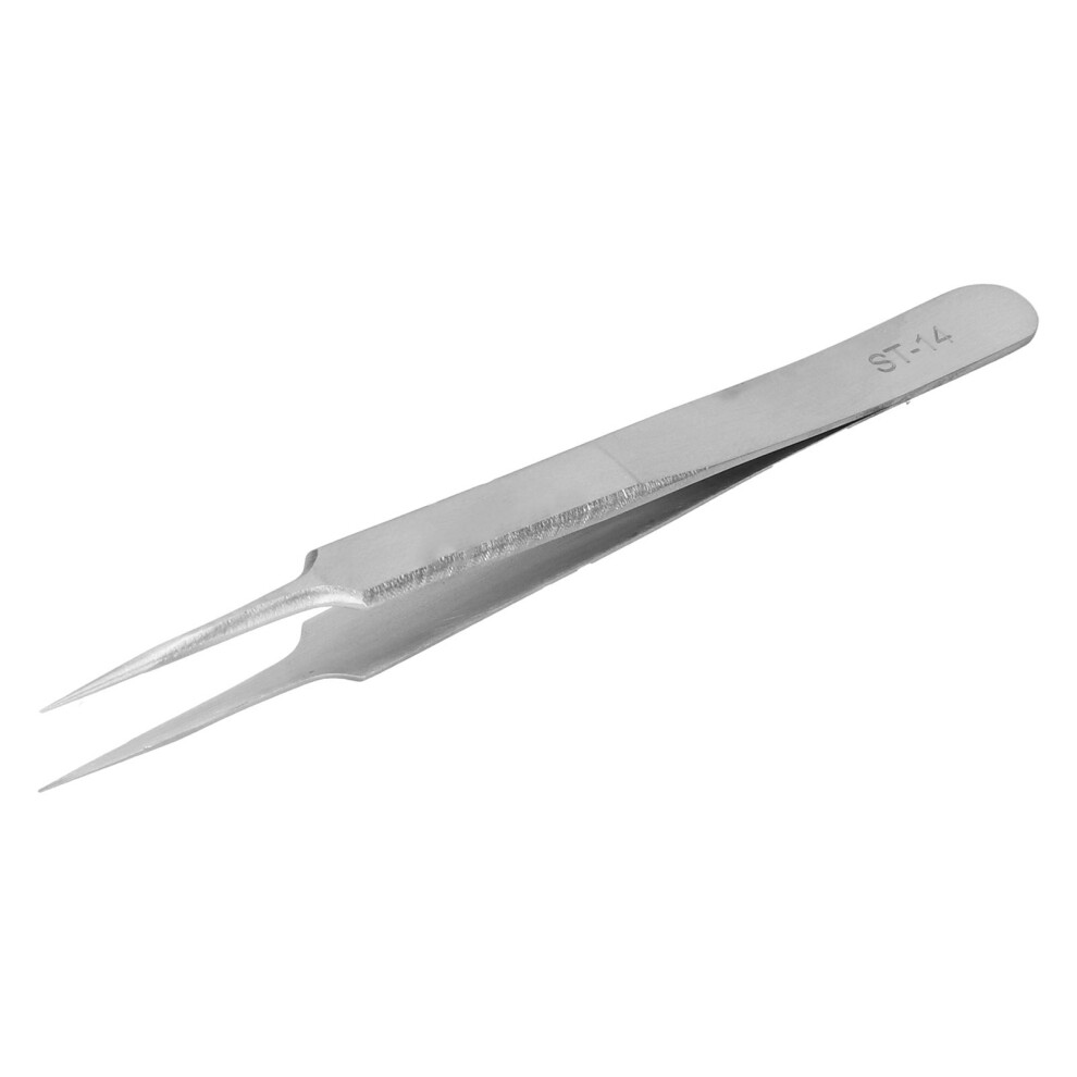 Eyelash Grafting Tweezers Straight/Curved Arc Shape Carbide Steel 21g