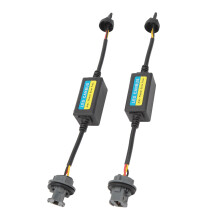 2 Pcs 12V Brake Light Decoder for 7443 T20 Plug Anti Flicker Error Canceller