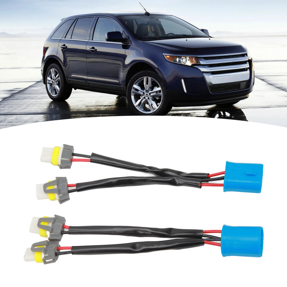 2Pcs Headlights Splitter Wiring Harness 9007 Male To 9005/9006 Female For Truck 5041379142514