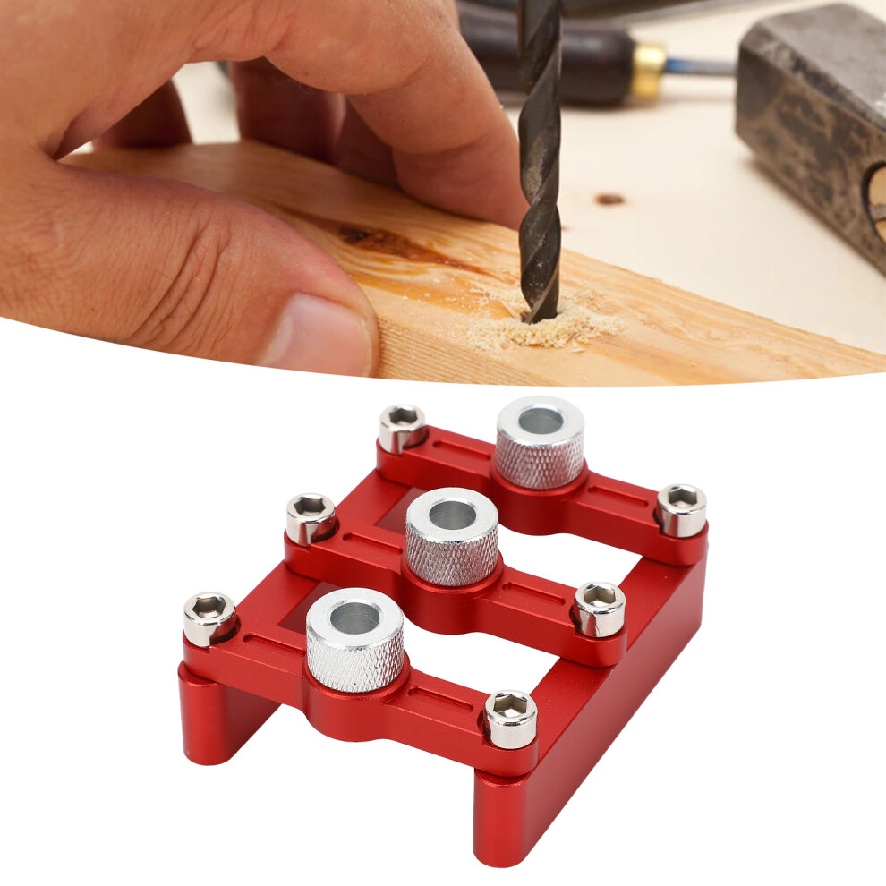 Self Centering Doweling Jig For Woodworking, 90 Aluminum Alloy, Red 9431379143783