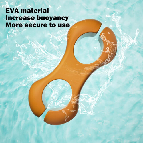 Floating Swim Board, Kickboard for Swim Training  Leg Float, 8Shape Orange 2