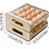 Egg Dispenser for Refrigerator Stackable Box With Lid Reusable Egg Organizer For Home Kitchen Farmhouse RV Camping 3