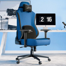 Stylish Blue Ergonomic Home Office PC Gaming Chair