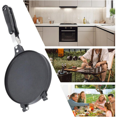 Professional Thin Waffle Maker Non Stick Iron for Crispy Cones Pancakes Desserts Breakfast 2