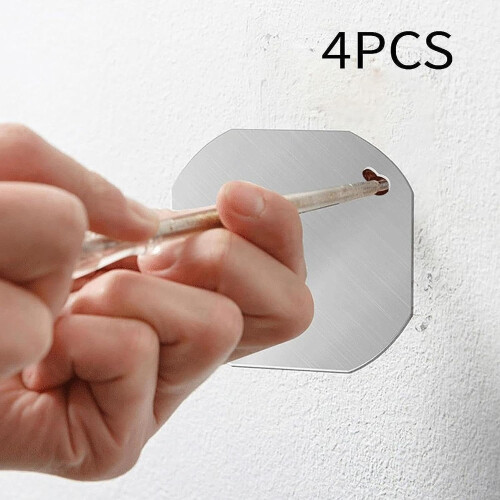4 Pack Electrical Junction Box Cover Plates Galvanized Steel 4' Octagonal 1