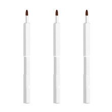 Professionelle Lippenpinsel-Applikatoren, weiche und natürliche Borsten, doppelseitiges Design für das ultimative Lippen-Make-up für