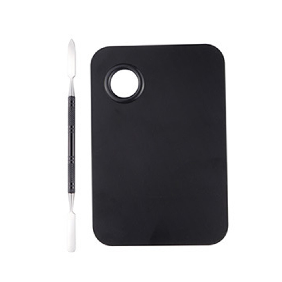 Depotting Spatula Set, For Your Professional Makeup Spatula Tool, Enhance Your Beauty Routine With A Textured Handle Grip And Easy To Clean Stainless